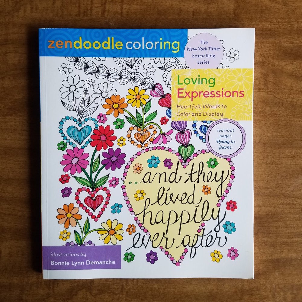 Loving Expressions Adult Coloring Book
